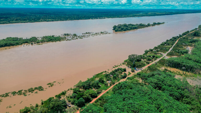 Rio Madeira registra 16,60 metros e se aproxima da cota de inundação em Porto Velho